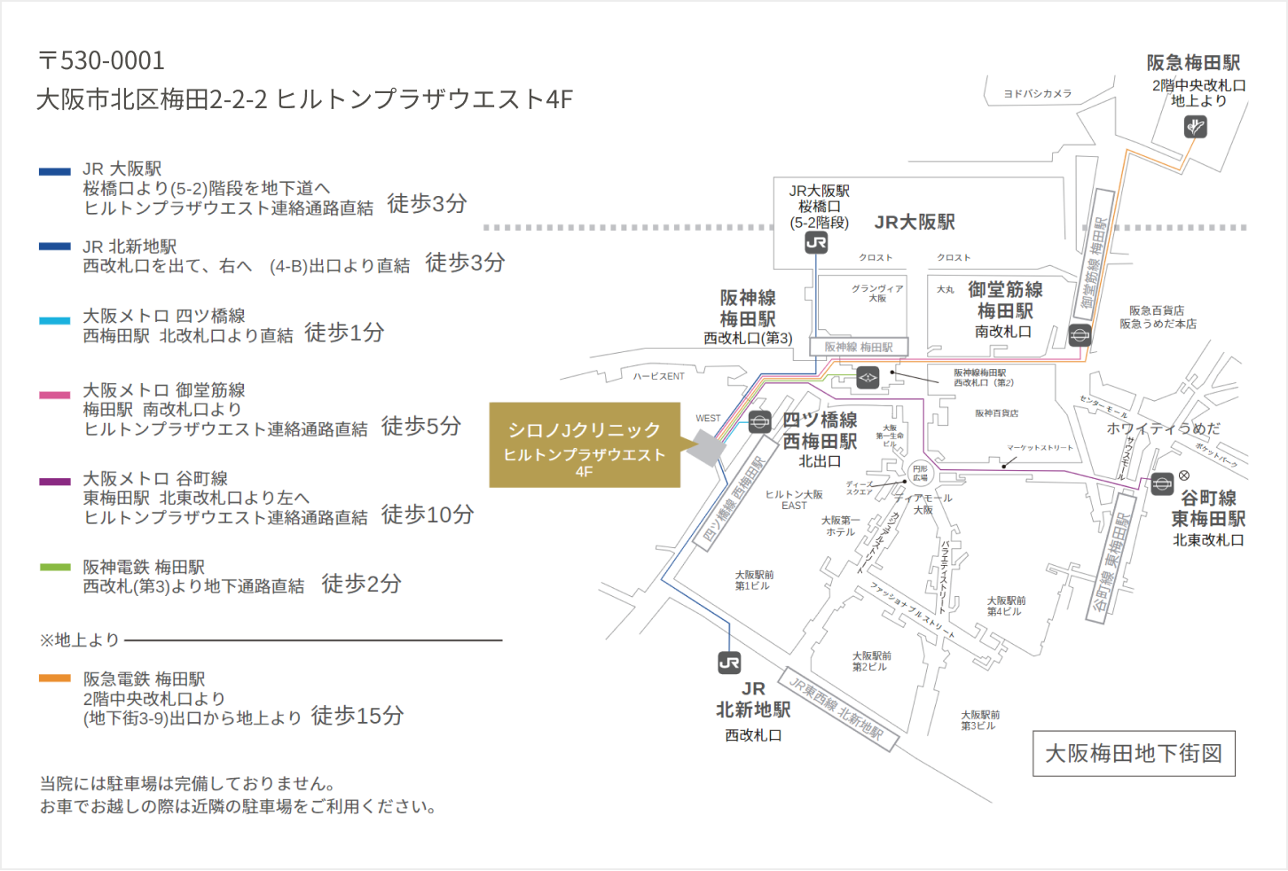 交通機関のご案内